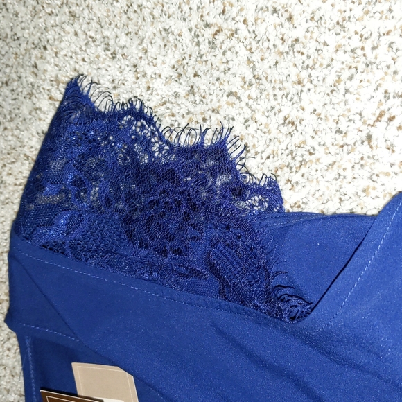 Francesca's Navy Blue Romper - Picture 3 of 5